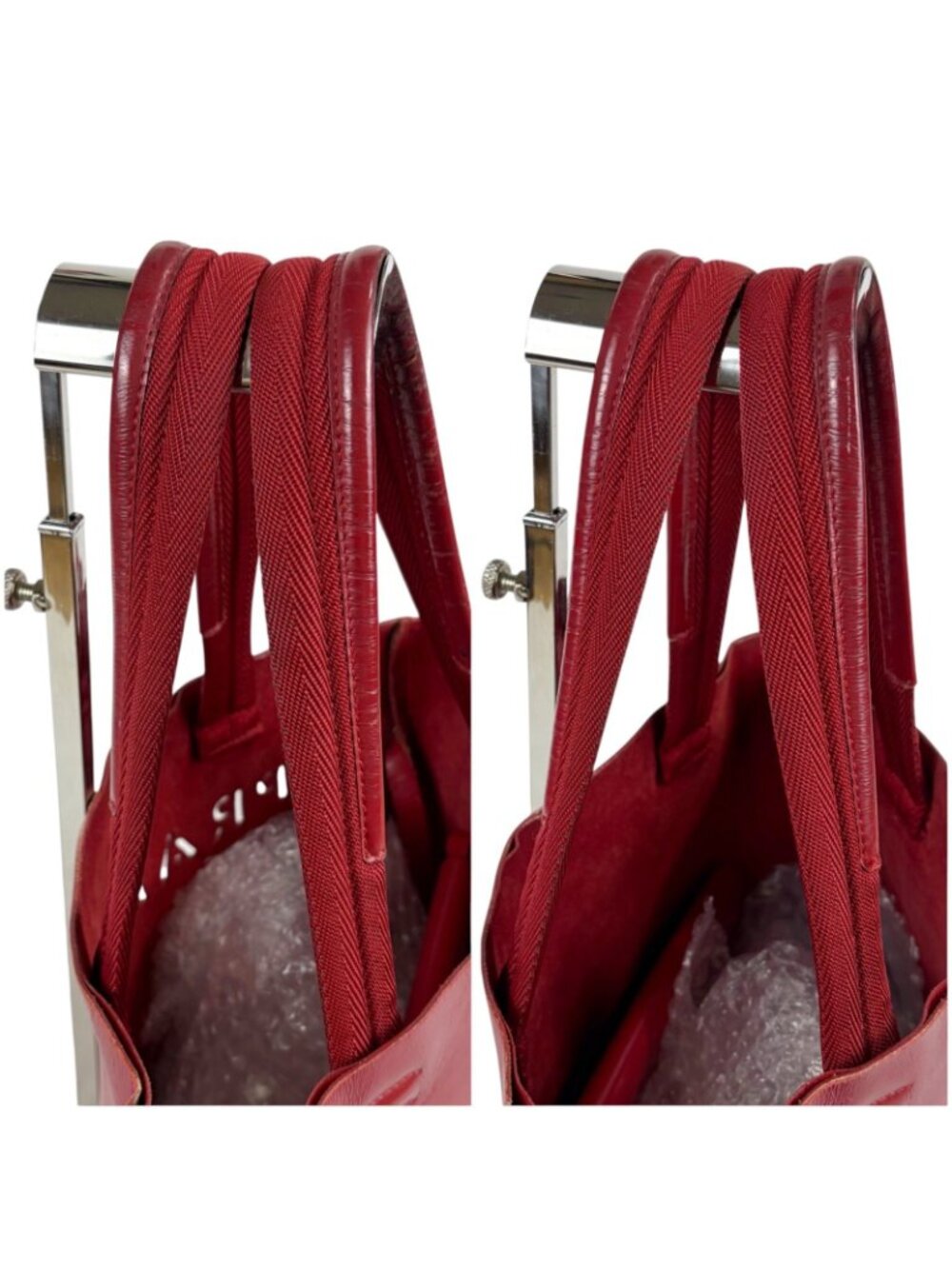 Prada Pouch Mini Tote Perforated Leather - Picture 7 of 15